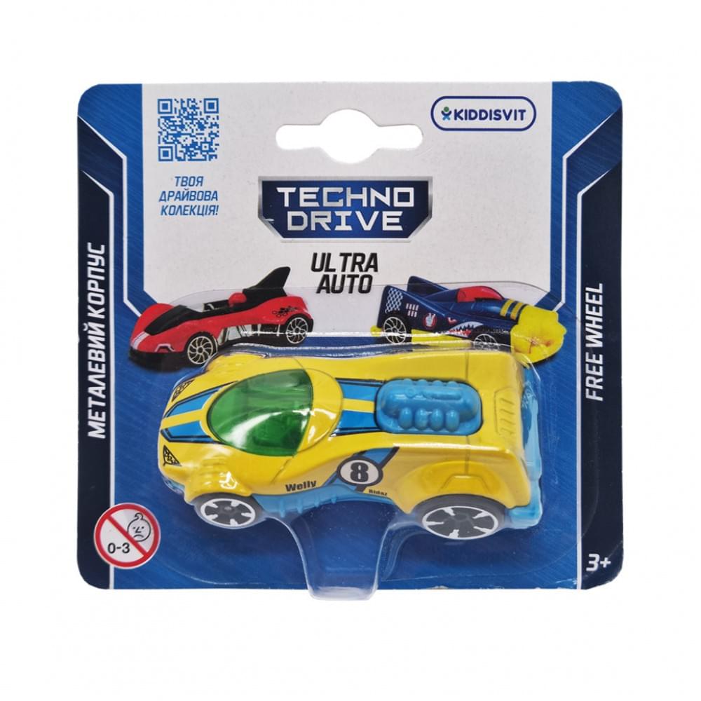 Ігрова міні-машинка Ultra Auto TechnoDrive 250321W-6 металевий корпус