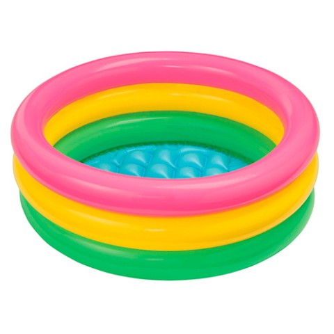 Дитячий надувний басейн Веселка 58924 на 68 літрів