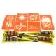 Набір хни з трафаретами для біо-тату №1 henna-set-01