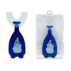 Дитяча зубна щітка-капа в футлярі MGZ-0730(Blue) блакитний