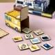 Дерев'яна настільна гра "Службовий транспорт" Ubumblebees (ПСФ027) PSF027 сортер-комодик