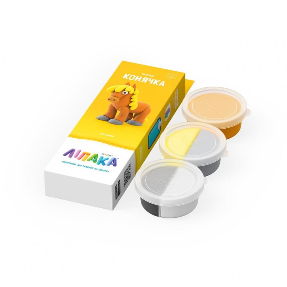 Набір самозатвердіючого пластиліну Конячка ЛИПАКА 30046-UA01