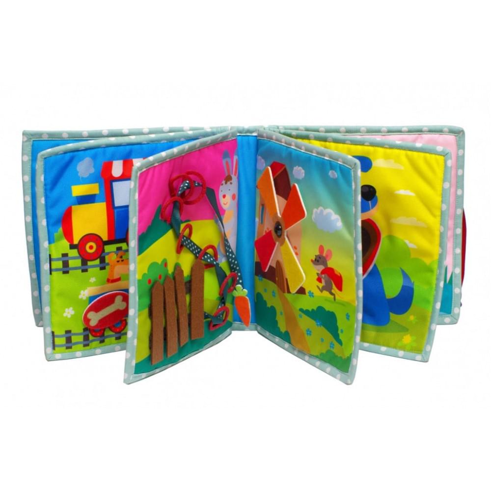 Текстильна розвиваюча книга для малят Bambini "Кошеня" 403648