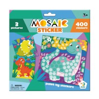 Дитячий набір для творчості мозаїка "Динозаври" 300898 зі стікерами