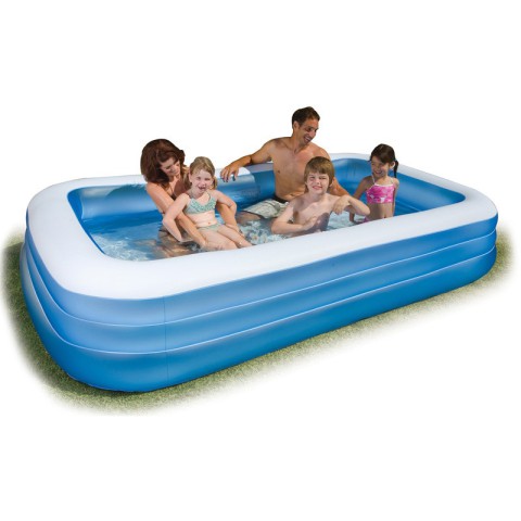 Басейн 58484, прямокутний, 305-183-56 см, 3 повітряні камери, 1020л, ремкомплект