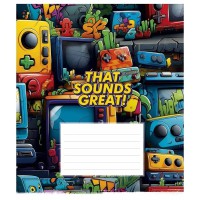 Зошит учнівський "Cool boys club" 024-3334L-4 в лінію, 24 аркуша