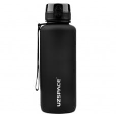 Пляшка для води UZSPACE 3056(Black) 1500 мл, чорна
