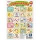 Набір наліпок "Оцінки" 10106102 зелені, 4 аркуші, 158 стікерів