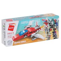 Дитячий Конструктор Qman 1412-1-6 транспорт, 79 дет Wildfire Bomber