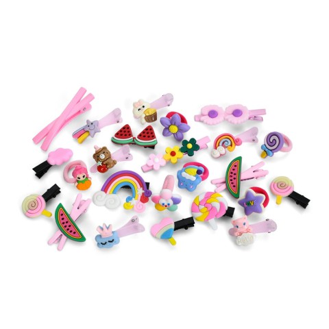 Дитячий адвент-календар "Скринька прикрас" YXA-001, 24 аксесуари