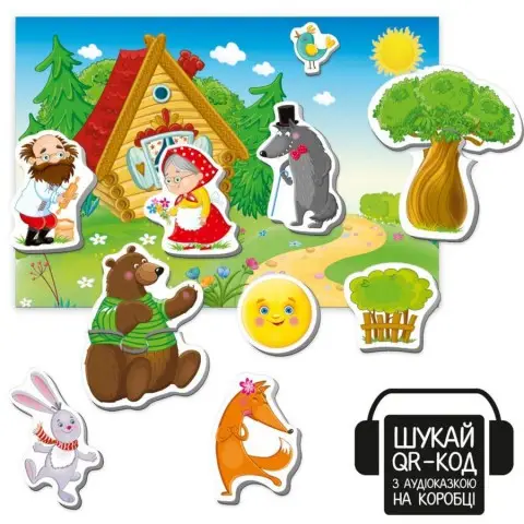 Дитячий розвивальний магнітний театр "Колобок" VT3206-38 з аудіоказкою Казкові голоси