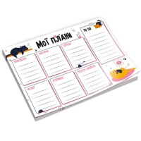 Планер тижневий VT9212-06, 20х14,3 см, 54 аркуші, українська