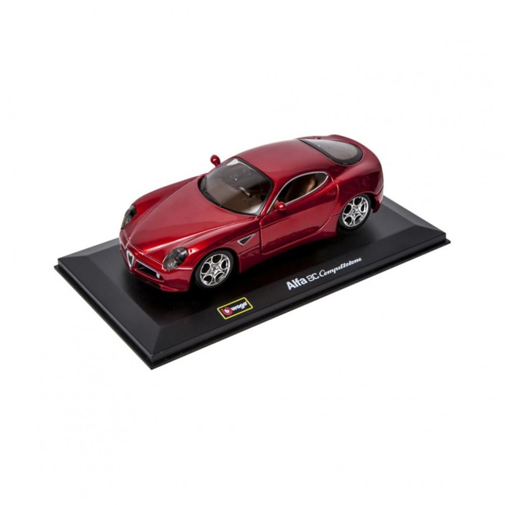 Дитяча автомодель ALFA 8C COMPETIZIONE Bburago 18-43004 червоний металік, 1:32