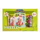Дитячі пазли "Літній Лабубу" Puz-M-1, 24 елементи, розмір 30х42 см