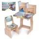Дитяча парта N 2071-27-3 висота 3 положення, зі стільчиком