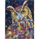 Алмазна мозаїка "Сова" DM3005 з мольбертом 17x22.5 см