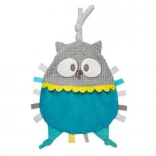 М'яка іграшка "Сова" Pastel Friends Canpol babies 68/067_tur з елементами, що шелестіть М'яка іграшка "Сова" Pastel Friends Canpol babies 68/067_tur з елементами, що шелестіть