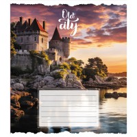 Зошит учнівський "Старе місто" 096-630039K-4 в клітинку, 96 аркушів