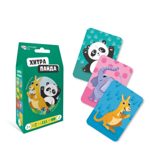 Карткова гра "Хитра панда" 301235, 29 карточек