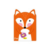 Дитячий блокнот з вушками "Fox" АП-1803-03, 24 сторінки