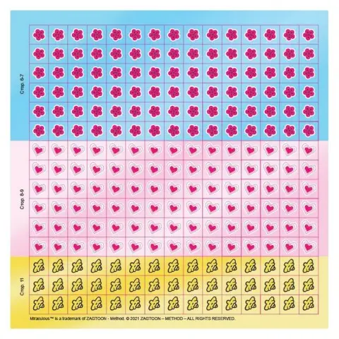 Лабіринти з наклейками "Сила перетворення" Леді Баг 1249014, 450 наклейок