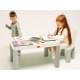 Дитячий стіл з накладкою для гри у аерохокей 04580/11 білий