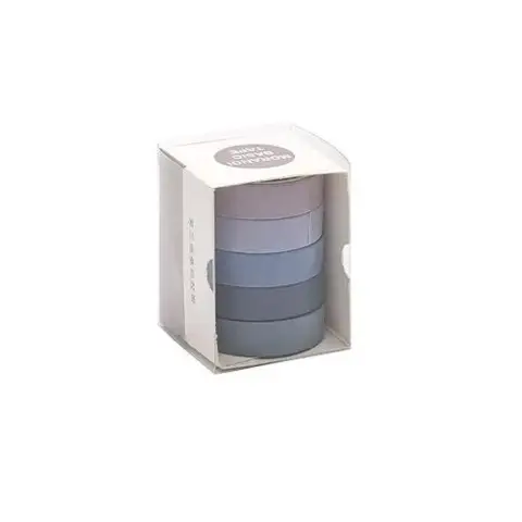 Набір декоративний скотч №78-4 в наборі 5 шт 1 см х 2 м