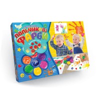 Дитячі пальчикові фарби моя перша творчі сть 6819dt, 7 кольорів в наборі