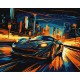 Картина за номерами "Нічне місто" KHO3644 40х50см