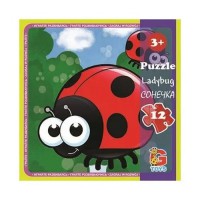 Пазли дитячі "Комахи" LI01, 12 елементів