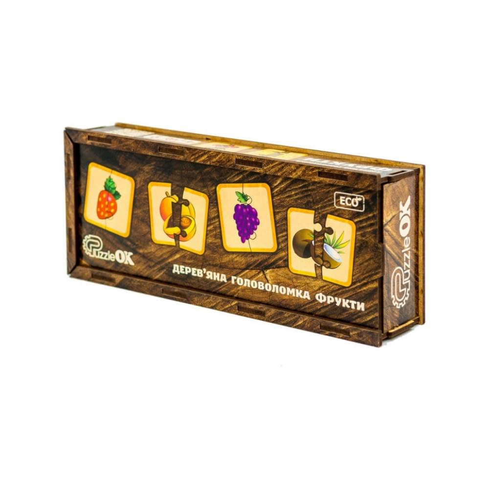 Дерев'яна головоломка "Фрукти" Puz-36359, 40 елементів
