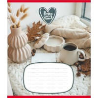Зошит учнівський "Домашній затишок" 018-540253L-5 в лінію, 18 аркушів
