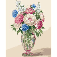 Картина за номерами "Букет польових квітів" 13166-AC 40х50 см