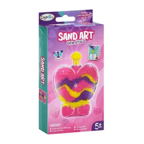 Набір для малювання піском "Діамант" 8938-9-1 колба, 3 кольори