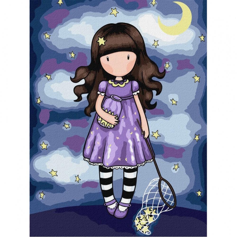 Картина за номерами "Catch A Falling Star Santoro Gorjuss Collection" KHO8680, 30х40 см