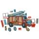 Дерев'яний пазл-сортер "Ведмедики-пожежники" Ubumblebees (ПСФ005) PSF005, 18 деталей