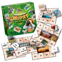 Настільна гра "Малятам про звірят" MKB0151 Лото+вікторина