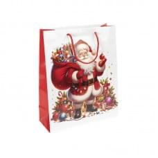 Подарунковий пакет "Новий Рік з Сантою" JA25-156-4 32х44х11 см