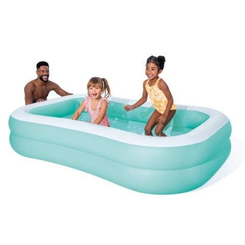 Дитячий надувний басейн 57181(Turquoise) 229 х 152 х 48 см