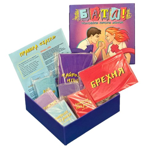 Настільна гра для компанії "Батл! Чоловіки проти жінок" 0096-VCHR Укр