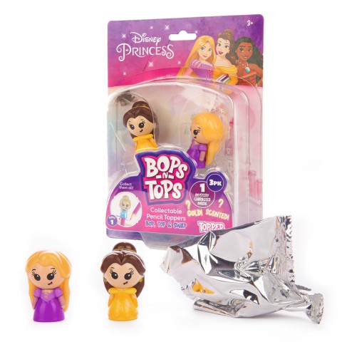 Набір колекційних фігурок-топерів Принцеси Дісней Sambro DSP20-3980-KV-FO серії "Bop n Tops"