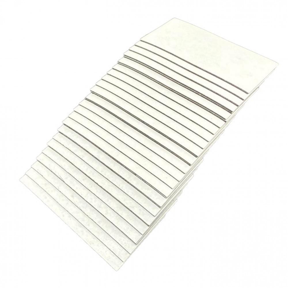 Магнітний вініл з клейовим шаром MVK30х60 розмір 30х60 мм 0,7 мм