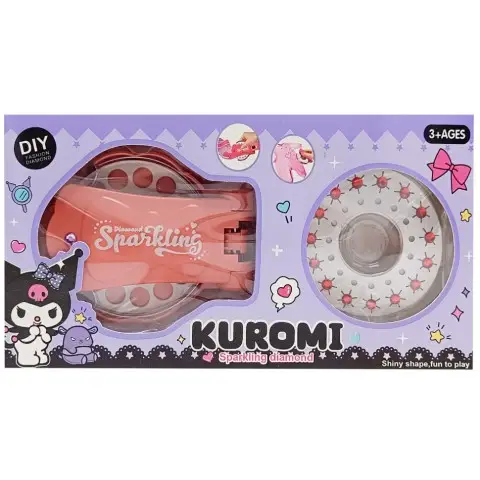 Набір для творчості "Kuromi" DM249-132(Coral) пристрій для кріплення страз, стрази