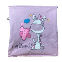 Кошик для іграшок CLR618 бавовна, водонепроникна тканина, 50 * 40 * 50 см Конячка