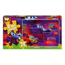 Дитячі м'які пазли "Supercars" S20-10-09, 20 елементів