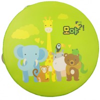 Дерев'яна іграшка Бубен MD 0367 15 см Дикі Тварини