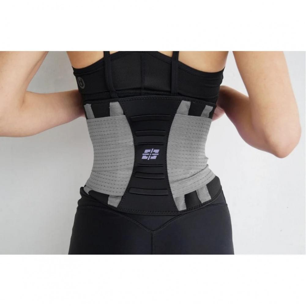 Пояс-корсет для підтримки спини "Waist Shaper" Power System 6031GR-3 Grey, S/M