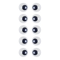 Пластикові очі для іграшок PE-016, 16 мм, 10 штук в упаковці