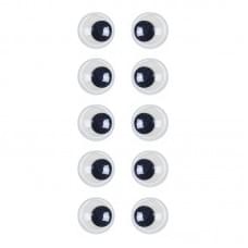 Пластикові очі для іграшок PE-016, 16 мм, 10 штук в упаковці