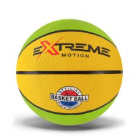 М'яч баскетбольний Extreme Motion BB1485 № 7, 520 грам Зелено-жовтий